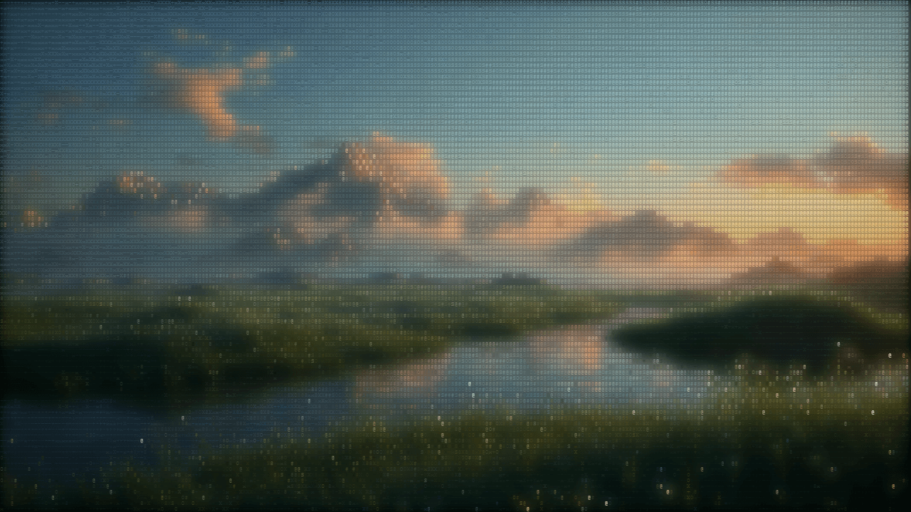 Forest mountain landscape